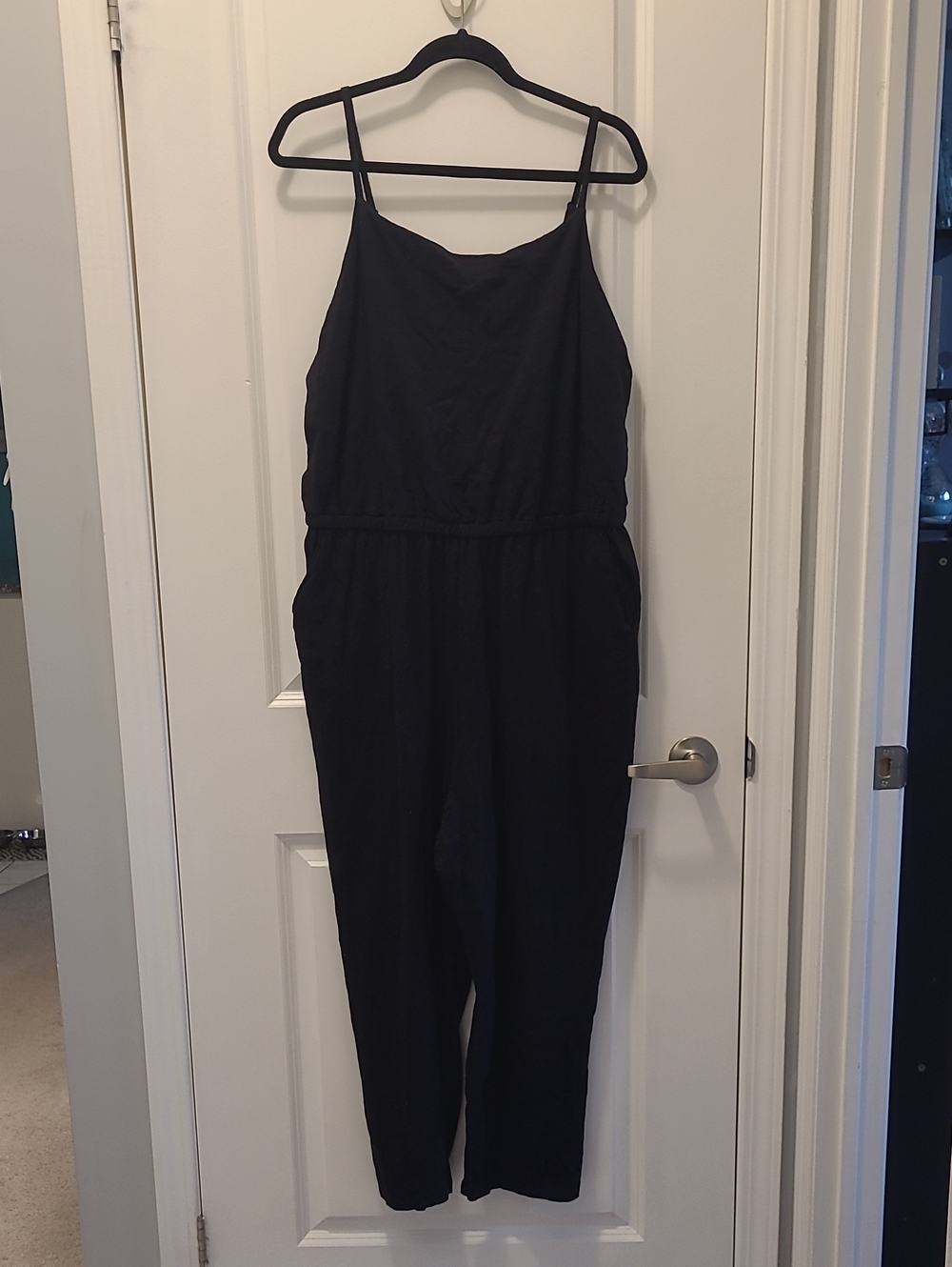 Old Navy Black Spaghetti-Strap Jumpsuit